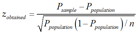 single sample proportions